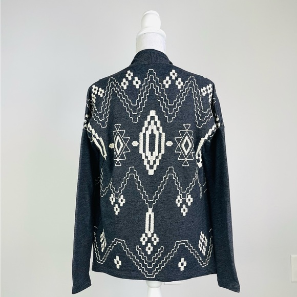 LB Lucky Lutus Embroidered Lagenlook Open Cardigan - Picture 4 of 9